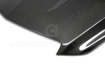 Anderson Composites Type-VT carbon fiber hood for 2013-2015 Cadillac ATS  (AC-HD13CAATS-VT)