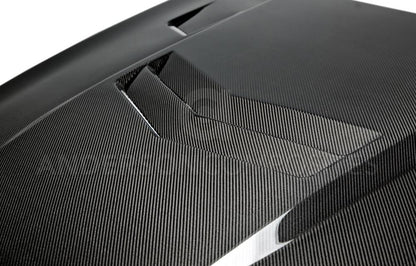 Anderson Composites Type-VT carbon fiber hood for 2013-2015 Cadillac ATS  (AC-HD13CAATS-VT)