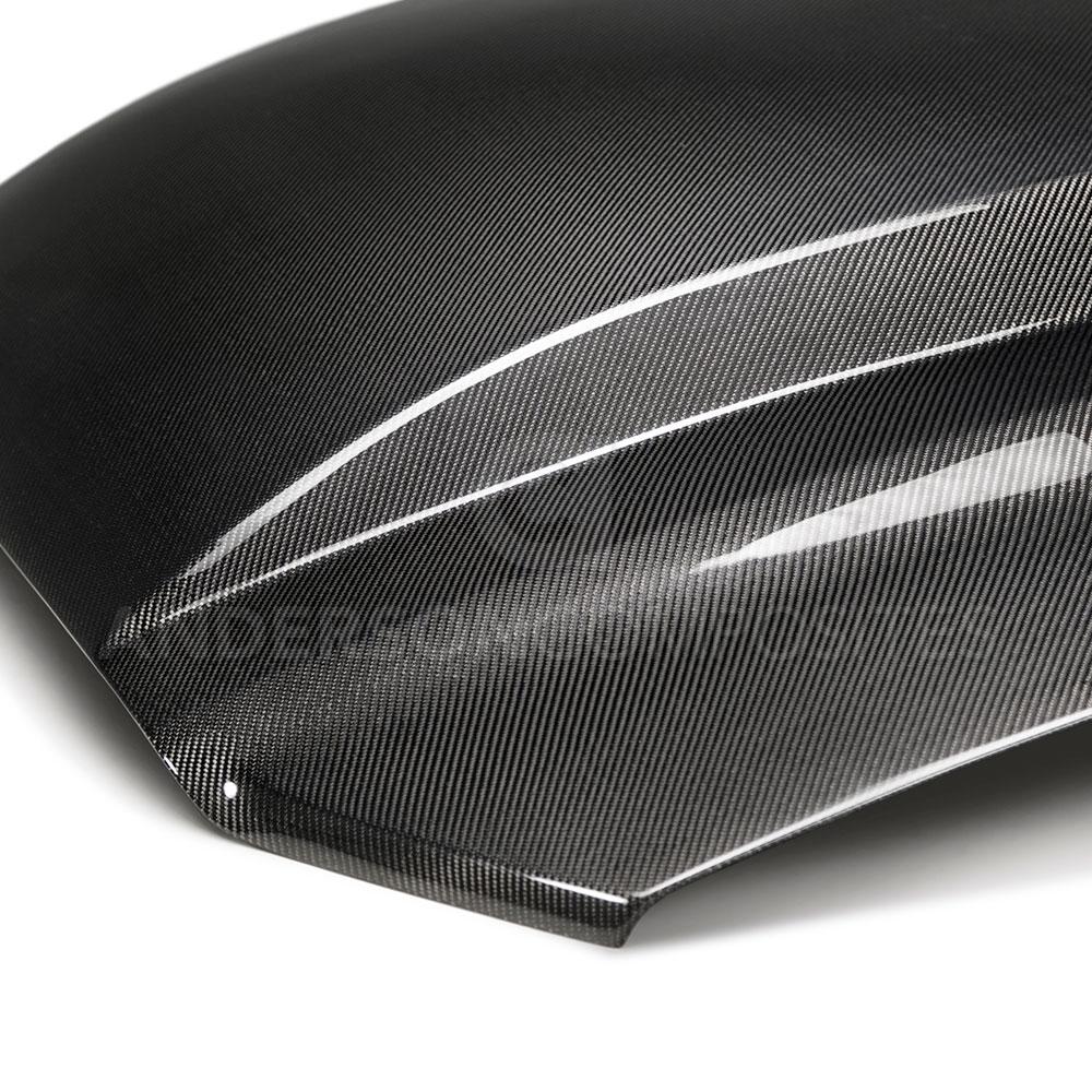 Anderson Composites Type-CJ carbon fiber cowl hood for 2013-2014 Ford Mustang  (AC-HD13FDMU-CJ)