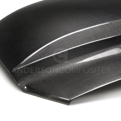 Anderson Composites Type-CJ carbon fiber cowl hood for 2013-2014 Ford Mustang  (AC-HD13FDMU-CJ)