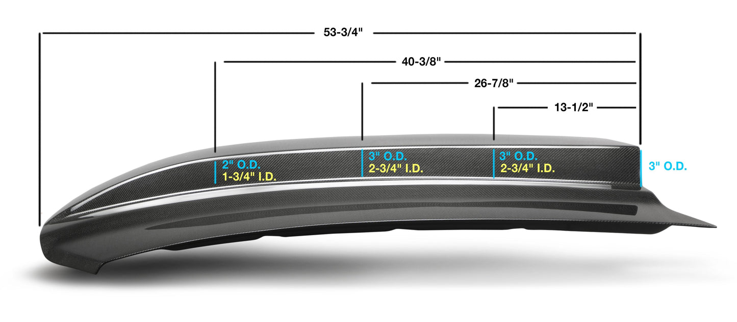 Anderson Composites Type-CJ carbon fiber cowl hood for 2013-2014 Ford Mustang  (AC-HD13FDMU-CJ)
