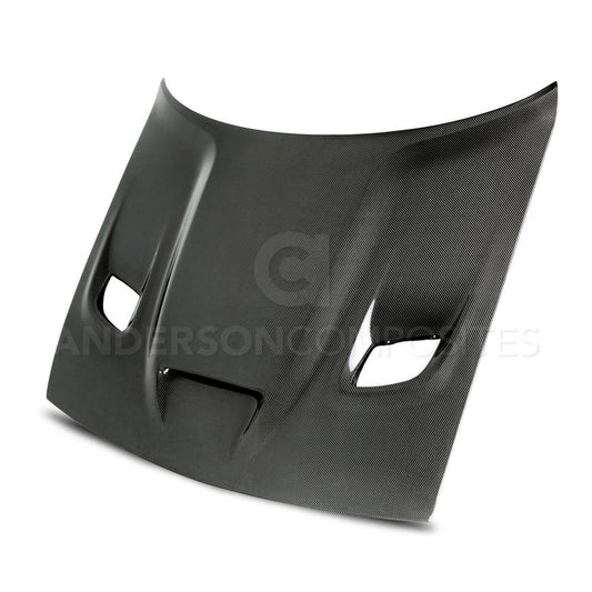 Anderson Composites Type-OE carbon fiber hood for 2015-2019 Dodge Challenger Hellcat  (AC-HD15DGCHHC-OE)