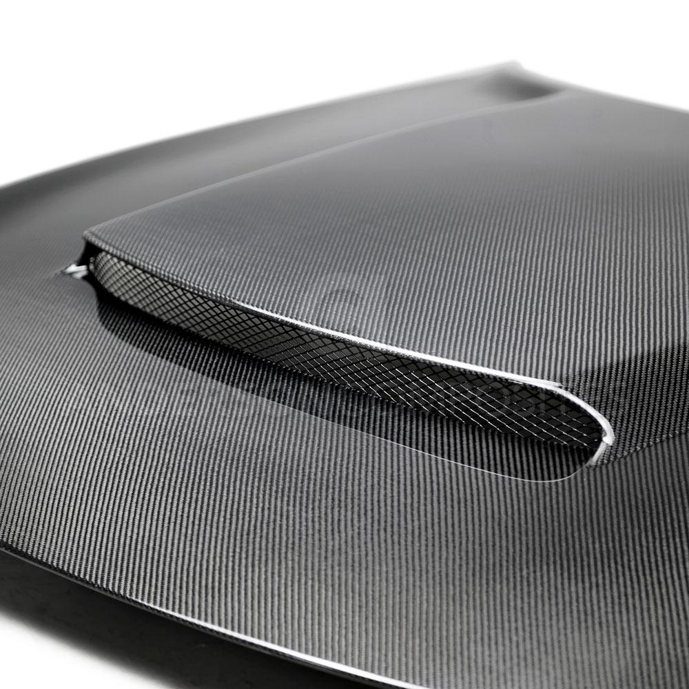 Anderson Composites Type-DM (Demon Style) carbon fiber hood for 2015-2021 Dodge Charger  (AC-HD15DGCR-DM)