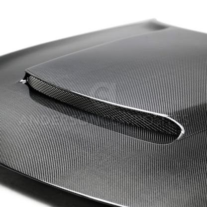 Anderson Composites Type-DM (Demon Style) carbon fiber hood for 2015-2021 Dodge Charger  (AC-HD15DGCR-DM)