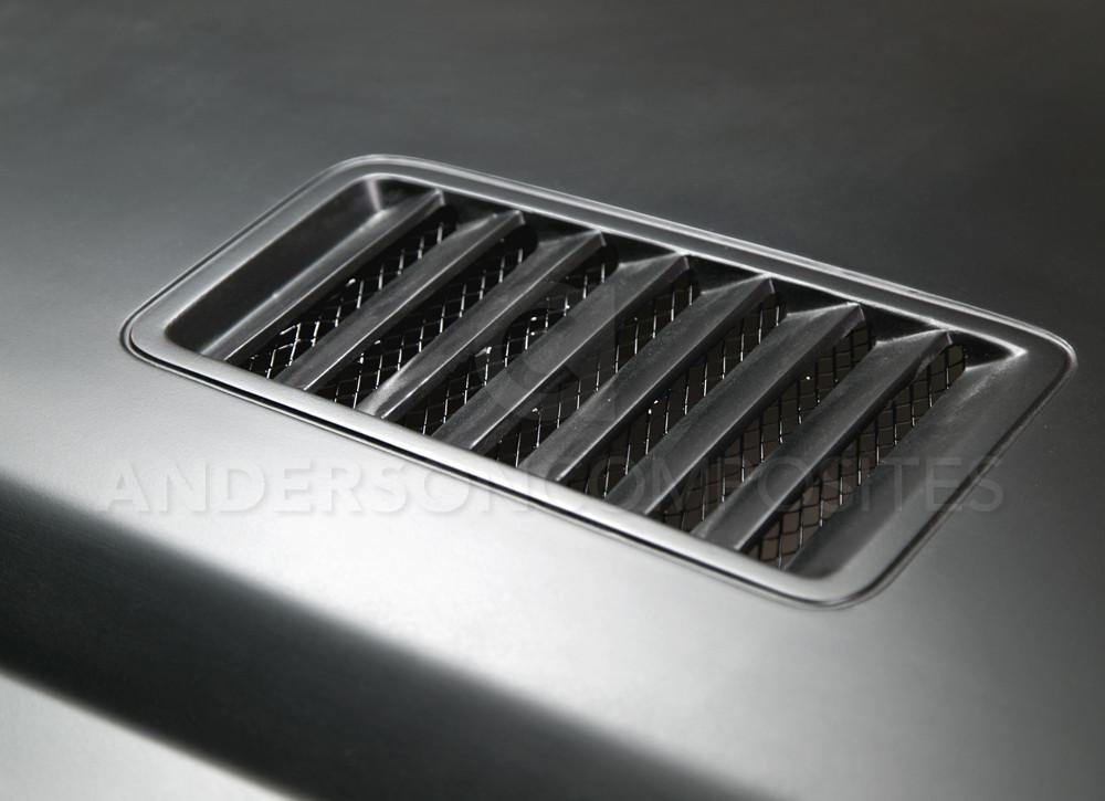 Anderson Composites Type-SN fiberglass hood for 2015-2017 Ford Mustang  (AC-HD15FDMU-SN-GF)