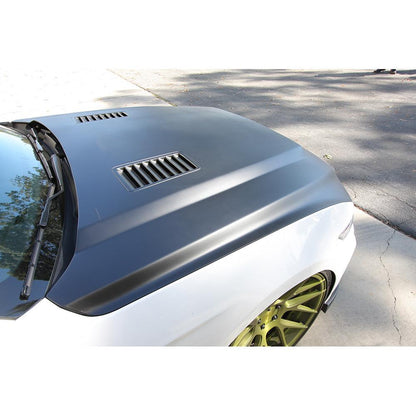 Anderson Composites Type-SN fiberglass hood for 2015-2017 Ford Mustang  (AC-HD15FDMU-SN-GF)