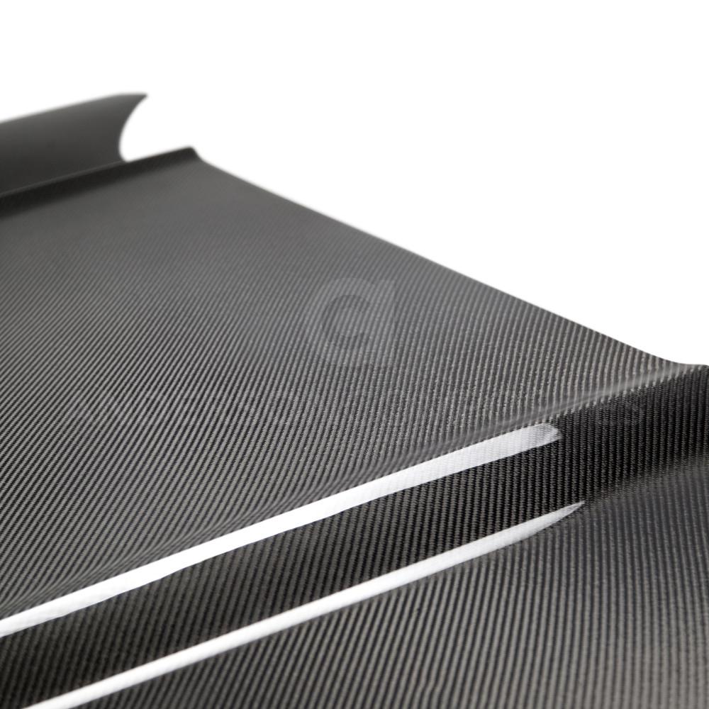 Anderson Composites Type-TW double sided carbon fiber hood for 2015-2017 Ford Mustang  (AC-HD15FDMU-TW-DS)