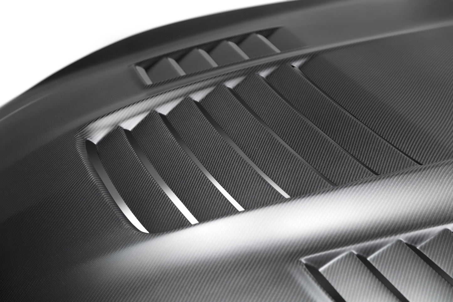 Anderson Composites 15-19 Ford Mustang Shelby GT350 Type-CR Double Sided Carbon Fiber Hood (AC-HD15FDMU350-CR-DRY)