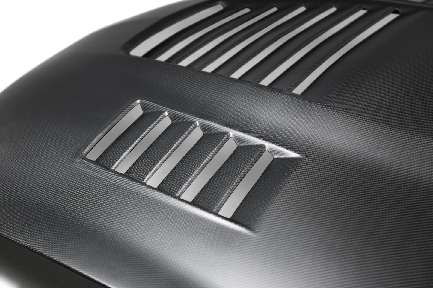 Anderson Composites 15-19 Ford Mustang Shelby GT350 Type-CR Double Sided Carbon Fiber Hood (AC-HD15FDMU350-CR-DRY)