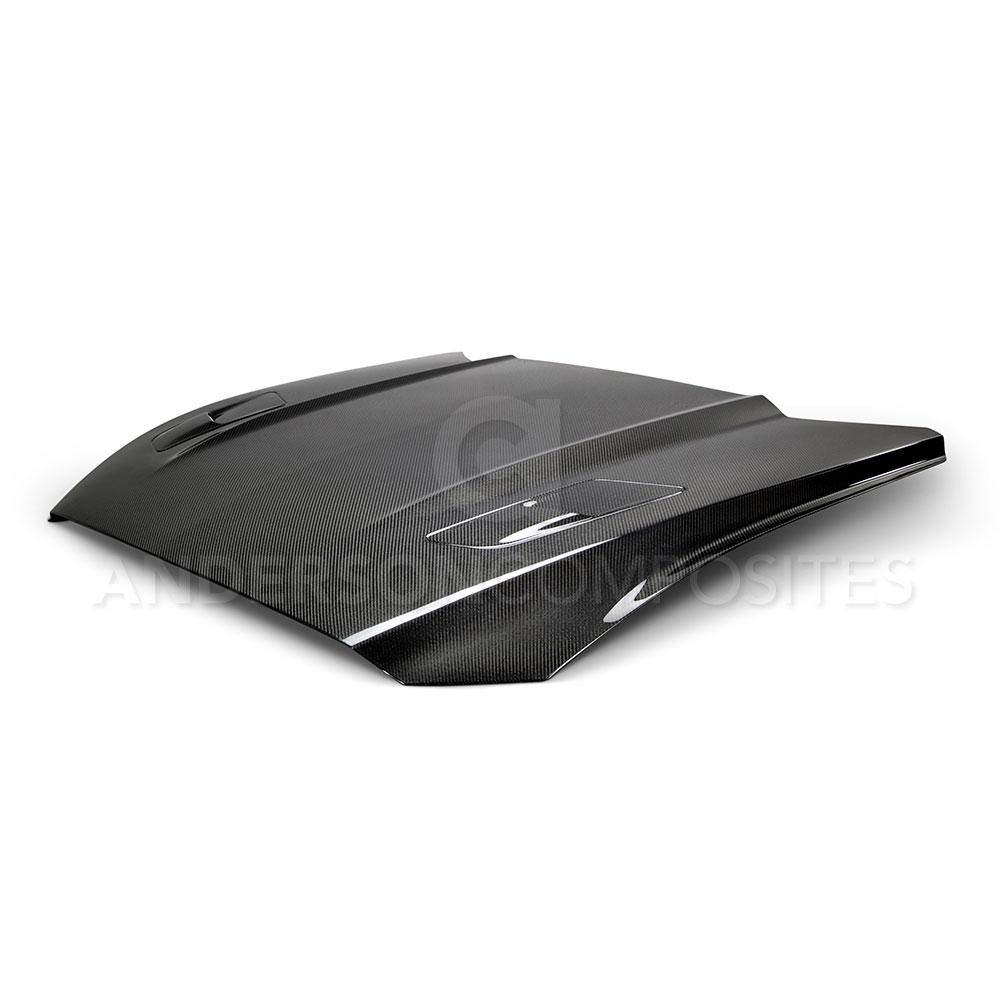 Anderson Composites 2015-2017 Ford Mustang Double Sided Carbon Fiber Type-OE Style Hood (AC-HD15FDMUGT-OE-DS)