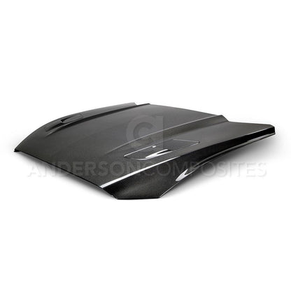 Anderson Composites 2015-2017 Ford Mustang Double Sided Carbon Fiber Type-OE Style Hood (AC-HD15FDMUGT-OE-DS)