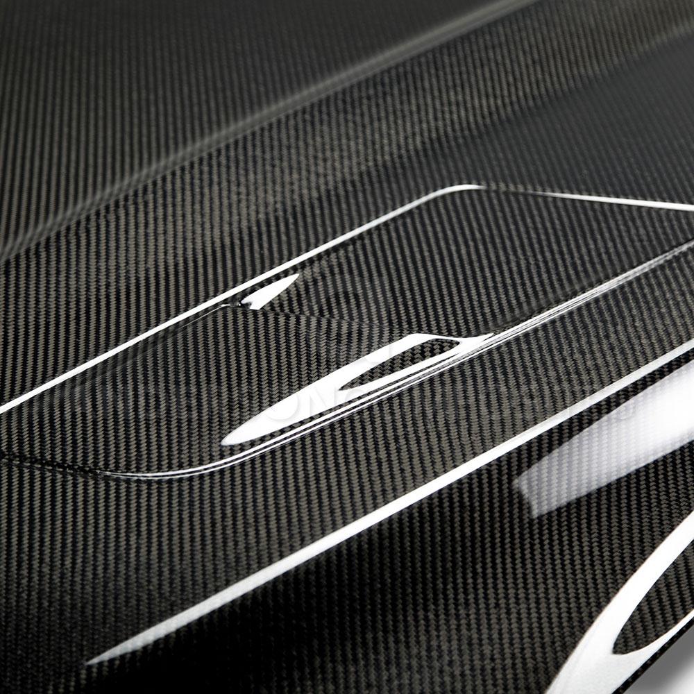 Anderson Composites 2015-2017 Ford Mustang Double Sided Carbon Fiber Type-OE Style Hood (AC-HD15FDMUGT-OE-DS)