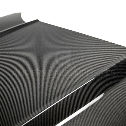 Anderson Composites 2015-2017 Ford Mustang Double Sided Carbon Fiber Type-OE Style Hood (AC-HD15FDMUGT-OE-DS)