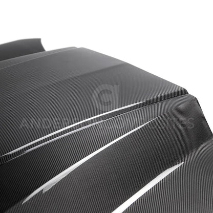 Anderson Composites Type-CP double sided carbon fiber hood for 2016-2021 Chevrolet Camaro  (AC-HD16CHCAM-CP-DS)