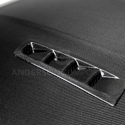 Anderson Composites Type-RS carbon fiber hood for 2016-2018 Ford Focus  (AC-HD16FDFO-RS)