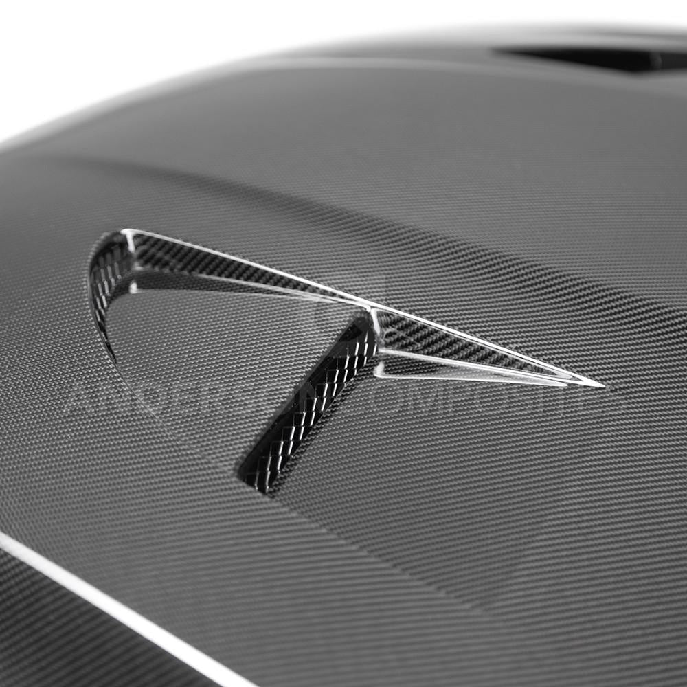 Anderson Composites Type-SA carbon fiber hood for 2016-2018 Ford Focus  (AC-HD16FDFO-SA)