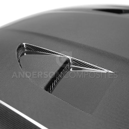 Anderson Composites Type-SA carbon fiber hood for 2016-2018 Ford Focus  (AC-HD16FDFO-SA)