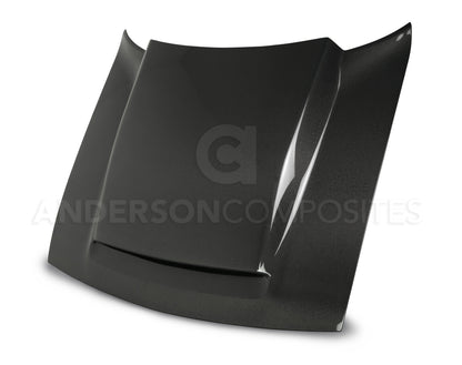 Anderson Composites Type-DP carbon fiber Demon Style cowl hood for 2018-2020 Challenger  (AC-HD18DGCHDM-KB)