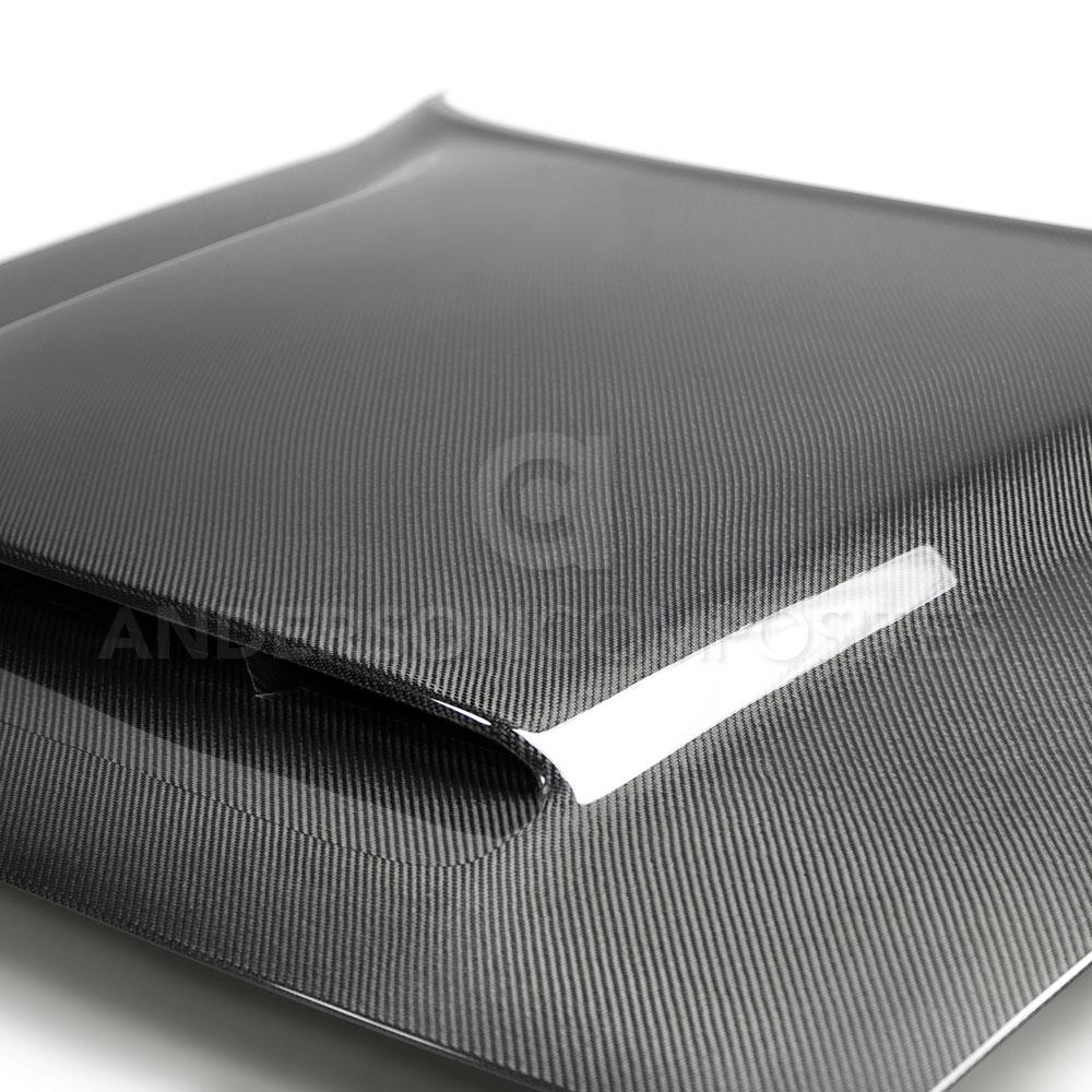 Anderson Composites Type-OE carbon fiber hood for 2018 Dodge Challenger Demon  (AC-HD18DGCHDM-OE)