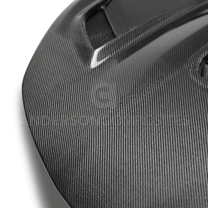 Anderson Composites 16-19 Chevrolet Camaro Double Sided Carbon Fiber Type-T2 Style Hood (AC-HD19CHCAM-T2-DS)
