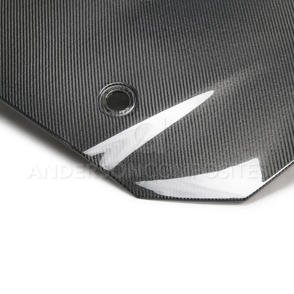 Anderson Composites 2020 Mustang Shelby GT500 Double Sided Carbon Fiber Hood (AC-HD20FDMU500-OE-DS)