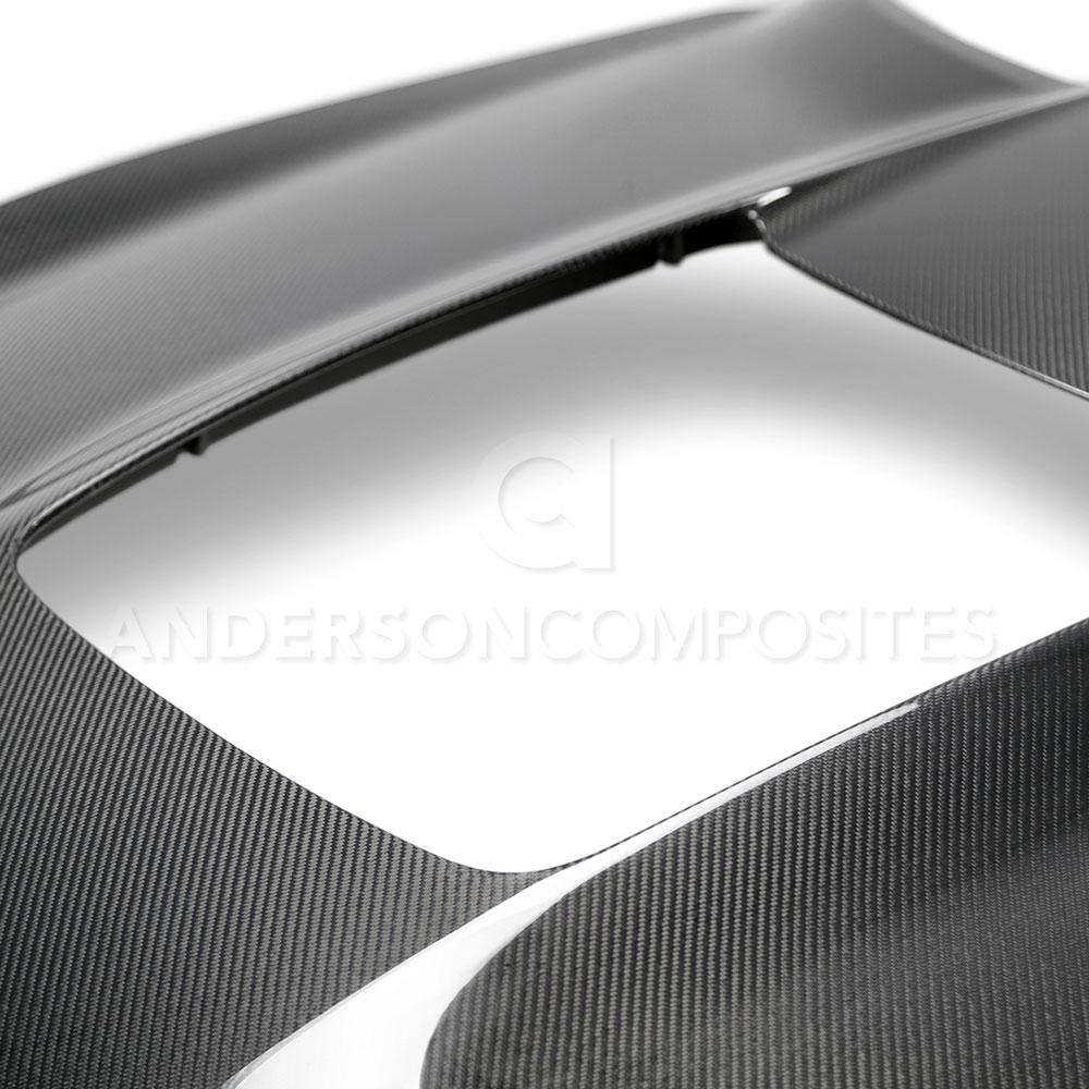 Anderson Composites 2020 Mustang Shelby GT500 Double Sided Carbon Fiber Hood (AC-HD20FDMU500-OE-DS)