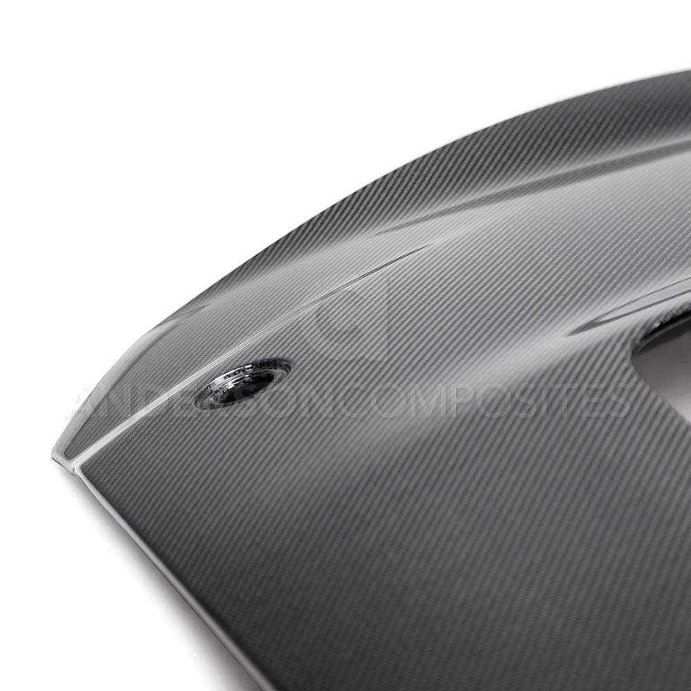 Anderson Composites 2020 Mustang Shelby GT500 Double Sided Carbon Fiber Hood (AC-HD20FDMU500-OE-DS)