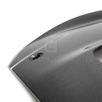 Anderson Composites 2020 Mustang Shelby GT500 Double Sided Carbon Fiber Hood (AC-HD20FDMU500-OE-DS)