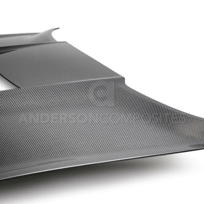 Anderson Composites 2020 Mustang Shelby GT500 Double Sided Carbon Fiber Hood (AC-HD20FDMU500-OE-DS)
