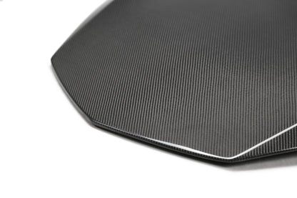 Anderson Composites Type-OE carbon fiber hood insert for 2017-2021 Chevrolet Camaro ZL1 (2-PC)  (AC-HDS17CHCAMZL-OE)