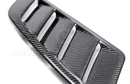 Anderson Composites Type-AB carbon fiber hood vents for 2015-2017 Ford Mustang GT  (AC-HV15FDMUGT-AB)