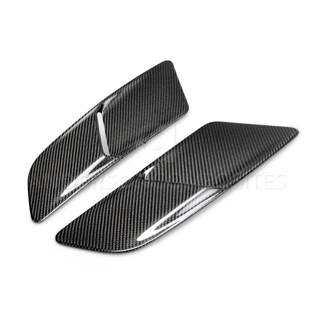 Anderson Composites Type-OE carbon fiber hood vents for 2015-2017 Ford Mustang GT  (AC-HV15FDMUGT-OE)