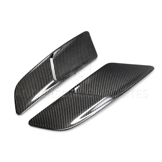 Anderson Composites Type-OE carbon fiber hood vents for 2015-2017 Ford Mustang GT  (AC-HV15FDMUGT-OE)