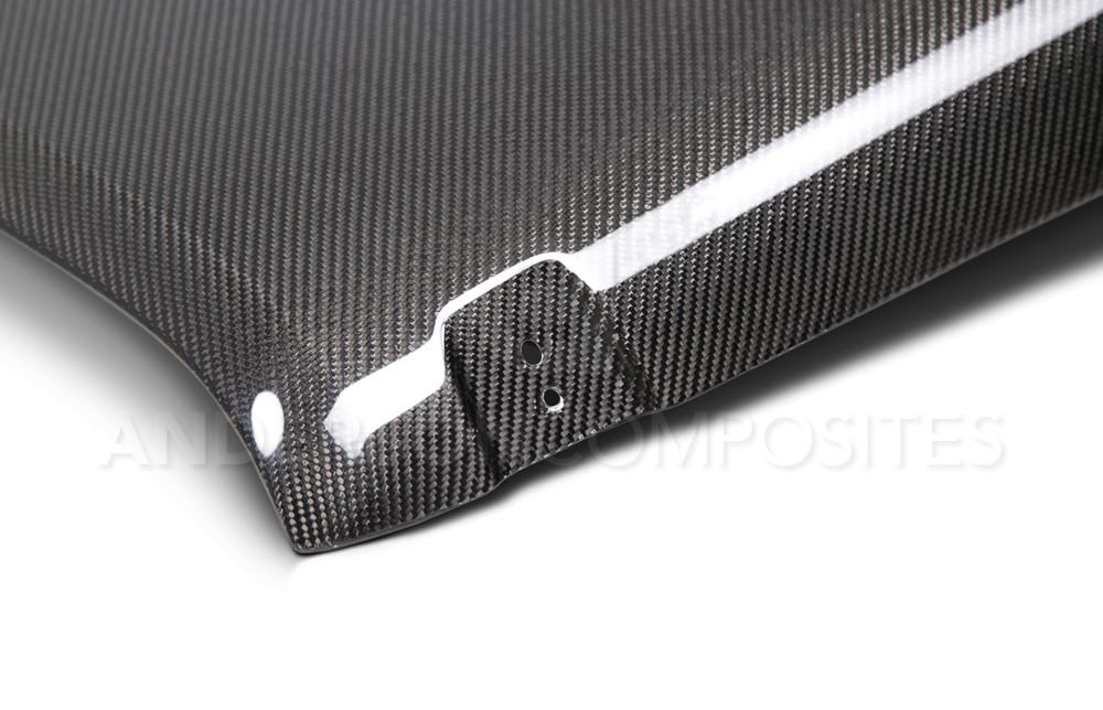 Anderson Composites Type-OE carbon fiber hood for 2007-2018 Jeep JK  (AC-JPFH)