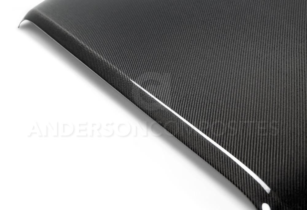 Anderson Composites Type-OE carbon fiber hood for 2007-2018 Jeep JK  (AC-JPFH)