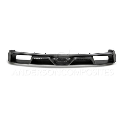 Anderson Composites 15-16 Ford Mustang R-Style Rear Valance (for Quad Tip Exhaust) (AC-RL15FDMU-GR-GF)