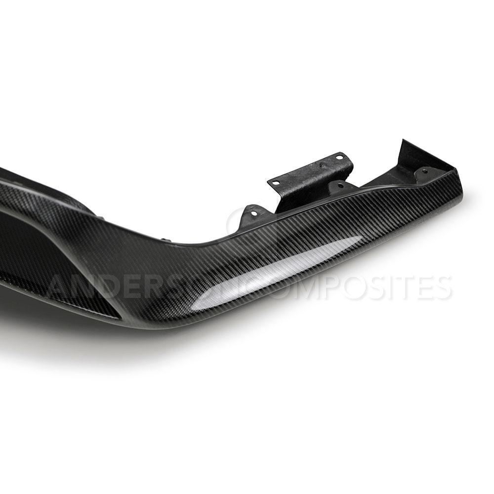 Anderson Composites 15-16 Ford Mustang R-Style Carbon Fiber Rear Valance (for Quad Tip Exhaust) (AC-RL15FDMU-GR)