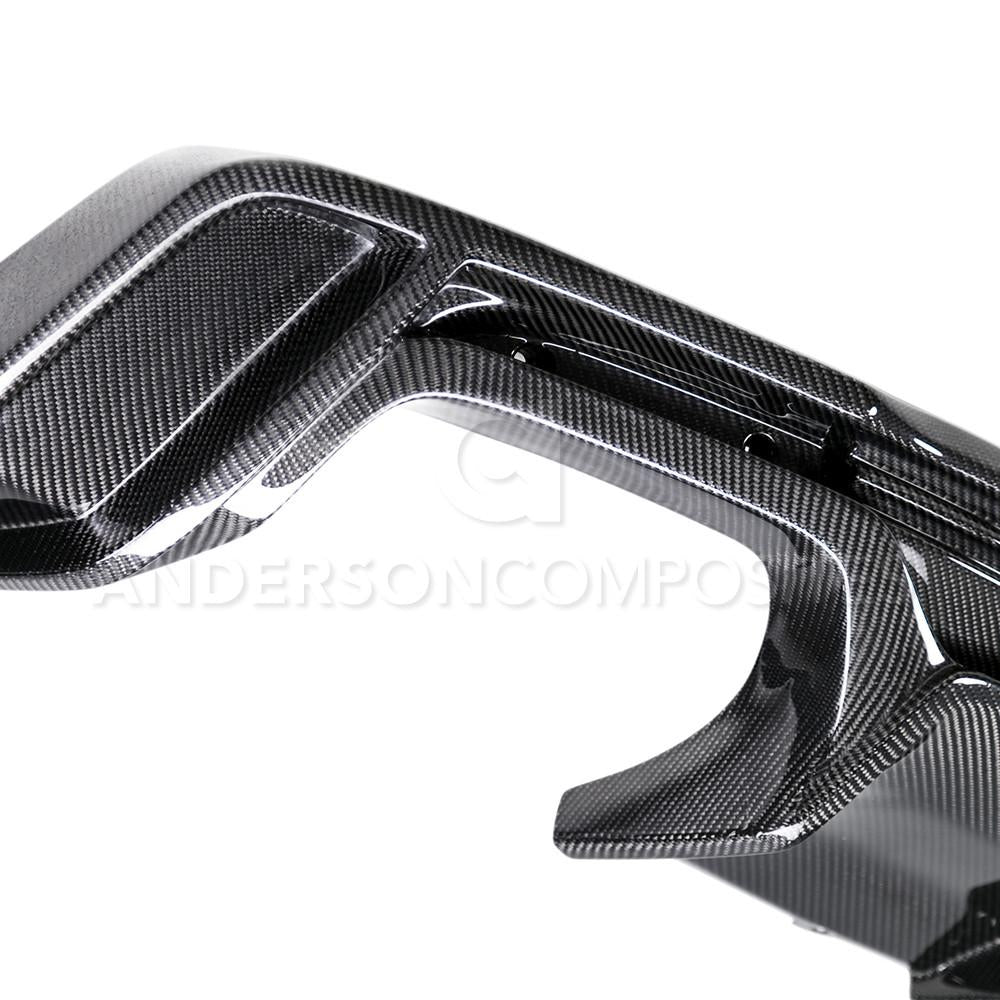 Anderson Composites Type-AZ carbon fiber rear valance for 2016-2021 Chevrolet Camaro  (AC-RL16CHCAM-AZ)