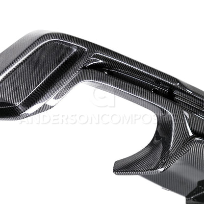 Anderson Composites Type-AZ carbon fiber rear valance for 2016-2021 Chevrolet Camaro  (AC-RL16CHCAM-AZ)