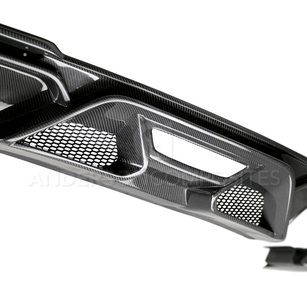 Anderson Composites Carbon fiber rear diffuser for 2020-2021 Ford Mustang Shelby GT500  (AC-RL20FDMU500)