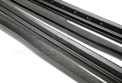 Anderson Composites Type-Z28 carbon fiber side skirts for 2014-2015 Chevrolet Camaro  (AC-SS14CHCAM-Z28)