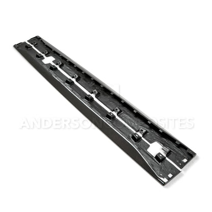 Anderson Composites Type-OE carbon fiber side rocker panel splitter for 2015-2020 Ford Mustang  (AC-SS15FDMU-AO)