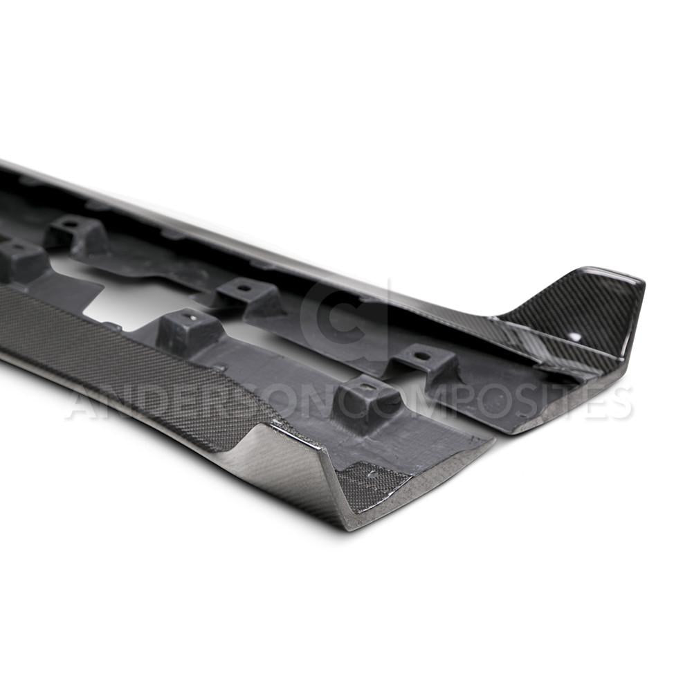 Anderson Composites Carbon fiber rocker panels for 2015-2020 Ford Mustang Shelby GT350 & GT350R  (AC-SS15MU350)