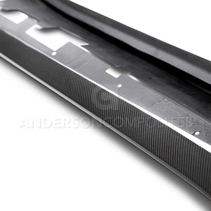 Anderson Composites Type-AZ carbon fiber rocker panel for 2016-2021 Chevrolet Camaro  (AC-SS16CHCAM-AZ)