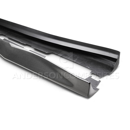 Anderson Composites Type-AZ carbon fiber rocker panel for 2016-2021 Chevrolet Camaro  (AC-SS16CHCAM-AZ)