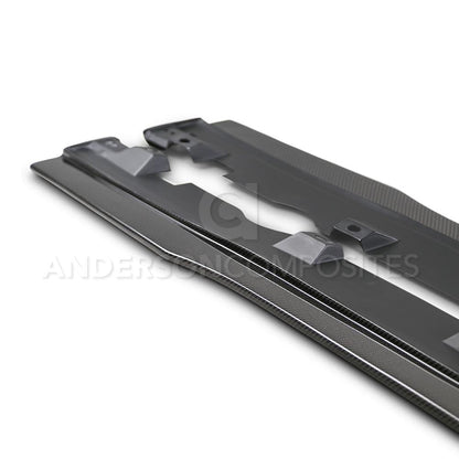 Anderson Composites Type-AR carbon fiber rocker panels for 2016-2018 Ford Focus RS  (AC-SS16FDFO-AR)