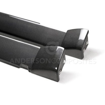 Anderson Composites Type-WB Carbon fiber rocker panel for 2018-2020 Dodge Challenger Widebody  (AC-SS18DGCHHC)