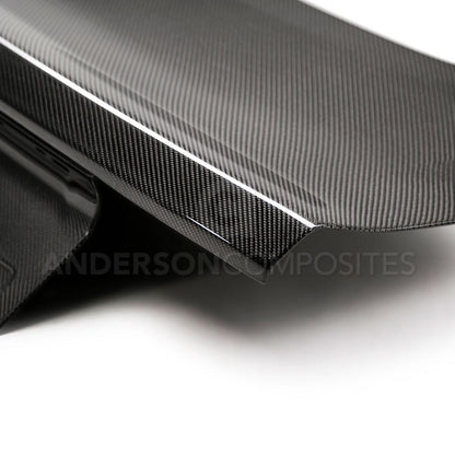 Anderson Composites Type-OE double sided carbon fiber decklid for 2015-2020 Ford Mustang  (AC-TL15FDMU-DS)