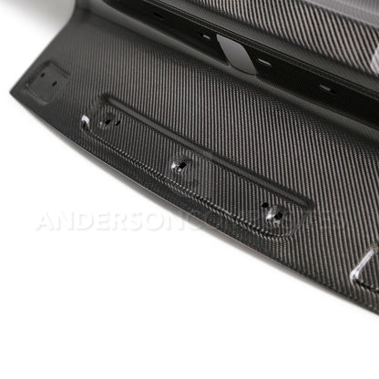 Anderson Composites Type-OE double sided carbon fiber decklid for 2015-2020 Ford Mustang  (AC-TL15FDMU-DS)