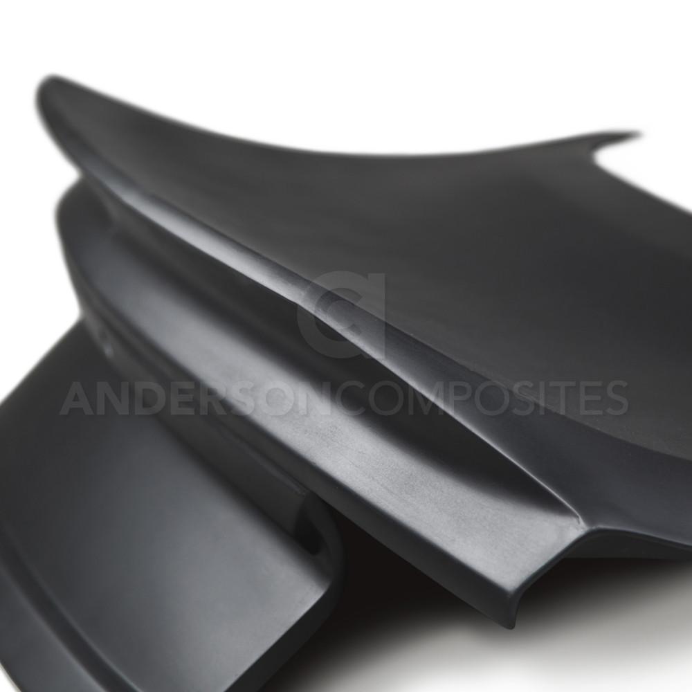 Anderson Composites Type-ST fiberglass decklid with integrated spoiler for 2015-2020 Ford Mustang  (AC-TL15FDMU-SA-GF)
